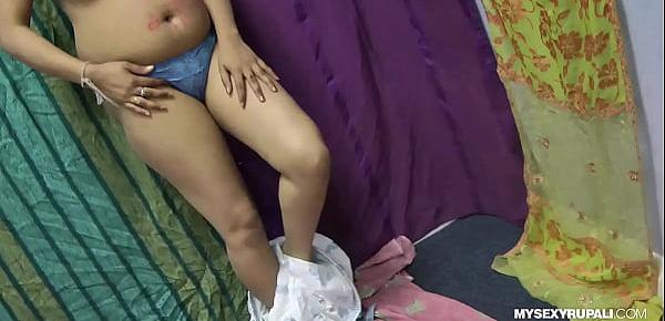  Indian Pornstar Rupali Taking Lingerie Off To Show Big Tits